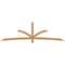 Ekena Millwork Davenport Timber Gable Bracket, Western Red Cedar, 108"W x 31 1/2"H x 1 1/2"D x 3 1/2"F, 7/12 Pitch GBW108X31X0204DAV00SWR - alternate 1